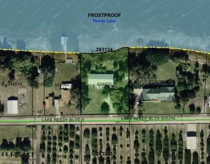 $139,900
Frostproof, Lakefront building lot on Lake Reedy with 150