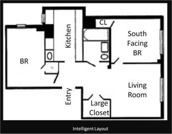 $559,000
Upper West Side: True 2 Bedroom, Low Maintenance, Two Blocks from Central West!
