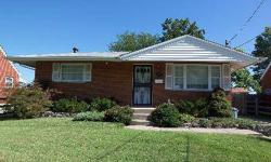 Meticulous brick ranch on no outlet street features 2 car detached garage with attic storage and privacy fenced in rear yard. There are 2 bedrooms and one full one half baths. The equipped eat in kitchen has been remodeled. The family room is accented