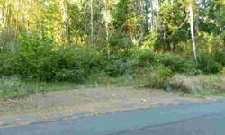 Nice gentle sloping 1 acre home site with paved road frontage, water, power, and potiential Olympic Mt. View to the West. Seller willing to accept owner financing on short term note and Deed of Trust. Seller paid $220,000 for this parcel in Nov. 2007 and