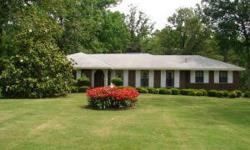 All brick with new roof,3 B/R 2 Baths,updated ,den with F/P,Formal L/R,D/R carport and approx.3 acres.Seller has done a lot of repairs and added new deck.Listing originally posted at http