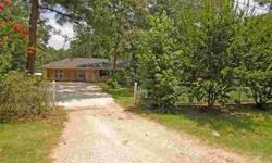 Great one story home on 2.92 acres. This three bedroom 1-1/2 bath home offers wood laminate and tile flooring throughout with large family room, woodburning fireplace, a great covered patio and fenced backyard. This property is ready for immediate