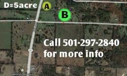 NO CREDIT CHECK....Only $169 per month for 2.5 acres near Greenbrier or Vilonia..... Cold Springs Retreat area.........small down payment.....Septic, Water, elect, driveway.......Horses allowed......other tracts available....Call 501-297-2840 for details