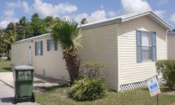 VERY NICE MANUFACTURED HOME IN BOARDWALK MOBILE HOME PARK. CENTRALLY LOCATED TO SHOPPING, RESTAURANTS AND THE FLORIDA KEYS. OWNER FINANCING AVAILABLE. WON'T LAST CALL TO SEE TODAY!!