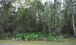 Pretty wooded lot backs up to Pine Forest. Close to SR 40 - Dunnellon & Ocala.