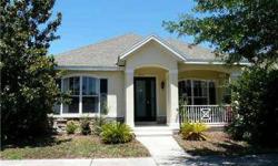 This 3 bedrooms, 2 bath home located in the heart of Lake Nona offers an open floorplan, tiled floors in kitchen and baths,Garden Tub,and a fireplace to take the chill off in the Winter months. You will enjoy the cozy porch facing the park. What a perfect