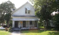 Small Two Story Historical Home in Waycross with new roof and rebuilt chimney's , good solid bones, renovation started but needs completing.The house is in the up and coming Historical district. Homes in the area have been restored or are in progress. For