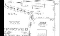 Wooded lot with view. Doublewides permitted. Other lots available from 1-21 acres. Tax records are incorrect and cannot make changes until corrected. Actual acerage is 1.64.