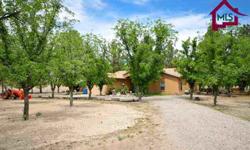 This beautiful southwestern style home located on 5530 La Pradera Rd. is situated just west of Las Cruces on 2.21 acres. This property is located on the end of the road and is surrounded by many pine trees and about 145 mature pecan trees. No worry about