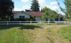 Here's a great value located just minutes south of Enumclaw, sitting on 7.5 level acres with additional connecting acreage available. The residence was constructed in 1958, is a 2,070 sq. ft. rambler containing 3 bedrooms and 2.75 bathrooms, with spacious