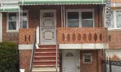 6 TOTAL ROOMS 4 BEDROOMS 2 BATHS NO BASEMENT REO PROPERTY FOR MORE INFO PLEASE CONTACT BERT GIVES JR. 718-788-5435