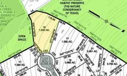 Over one acre located in a gated community in Barton Creek. This homesite backs to a 4,000 acre preserve owned by the Texas Nature Conservancy! Very nice lot with possible hill country views, great trees. Come take a look. Property owners membership to
