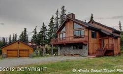 One of Alaskas best kept secrets, just steps away from hiking trails perfect for the avid outdoor enthusiast. Enjoy the breath taking mountain views from almost every room with an abundance of privacy.Home features 3 bedrooms, 2.5 bath, detached 26x26