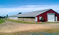 3 House Broiler Farm with 40 acres in Full Production priced to sell! Tyson contract (Wayne Foods area also). Tyson Foods is one of the leading supporters of U.S. farm families, paying more than $15 billion in fiscal 2013 alone to independent farmers who