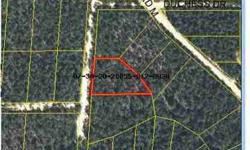 large lot over one acre in Oakwood Hills West of Defuniak Springs between Defuniak Springs and Crestview (right off of rt 90)