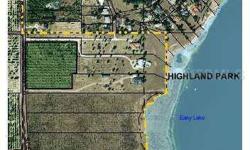 LAKE EASY ESTATESDEEDED LAKE FRONT This 6.53 acre track has 30 ft. deeded access to Lake Easy, launch your boat, swim or fish at your own beachfront. Located on on Scenic Hwy. (SR Hwy.17) and adjacent to custom built lakefront homes, this property is