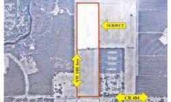 AGRICULTURAL LAND WITH 1.25 +- MILES OF PAVED COUNTY ROAD FRONTAGE. 8" IRRIGATION WELL, 4" POTABLE WATER WELL. FENCED & CROSS FENCED. IN THE CITY LIMITS OF DUNNELLON.