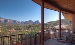 Reduced for immediate sale..$255 per sq. ft. Not possible to duplicate!!If you're looking for the Very Best, Look No Further! Unbelieveable, Unblockable Command of the Red Rocks from this Hilltop Home.
3814 SF, Beds/4 baths, Great Rm w/wide screen TV &