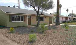 A true jewel in the desert! This house is renovated from top to bottom making this a turn-key gem for your buyer or investor. New roof, HVAC, insulation and drywall throughout, plumbing and electrical, dual pane windows and all new ceramic and carpet